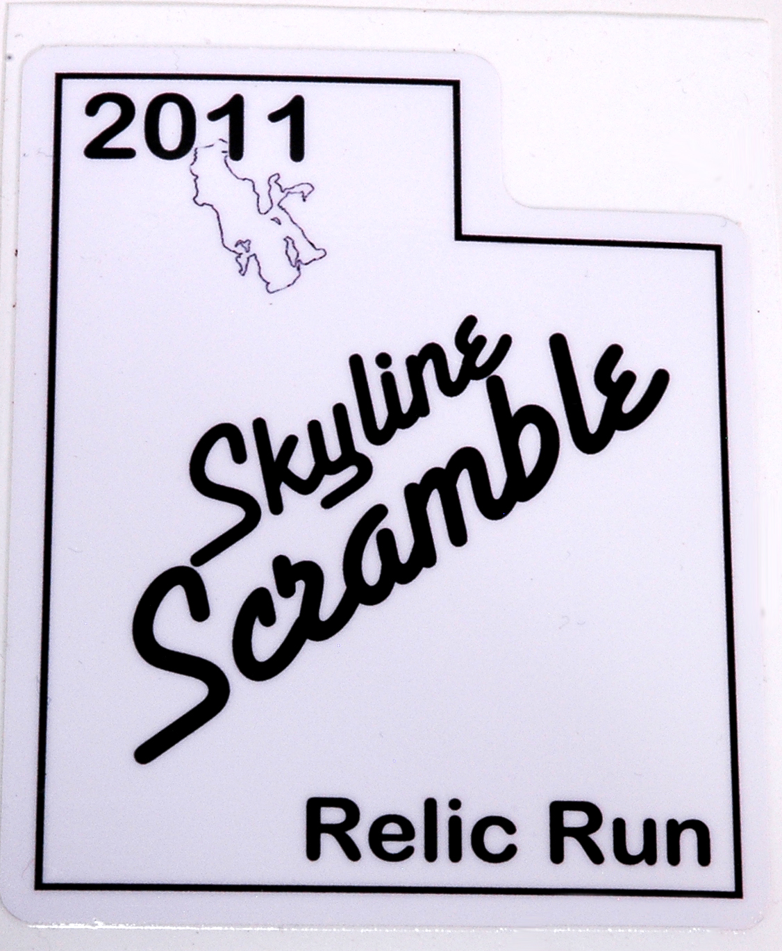Relic Run 2011 Sticker